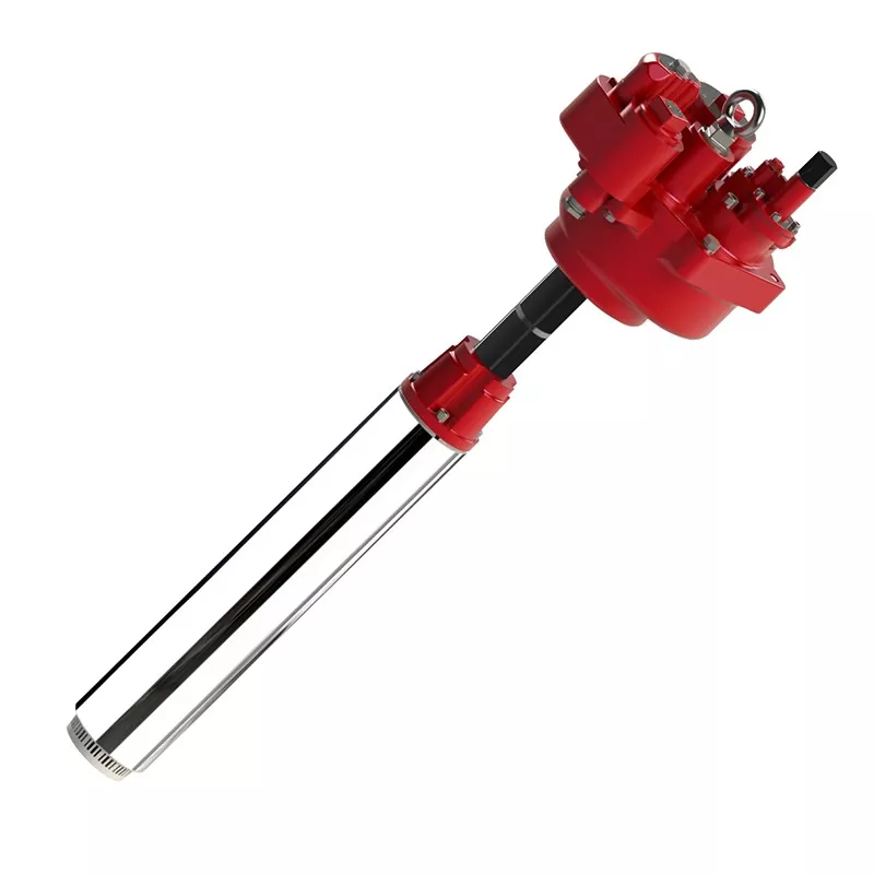 Full set nedsänkbar pump med motor- och teleskoprör